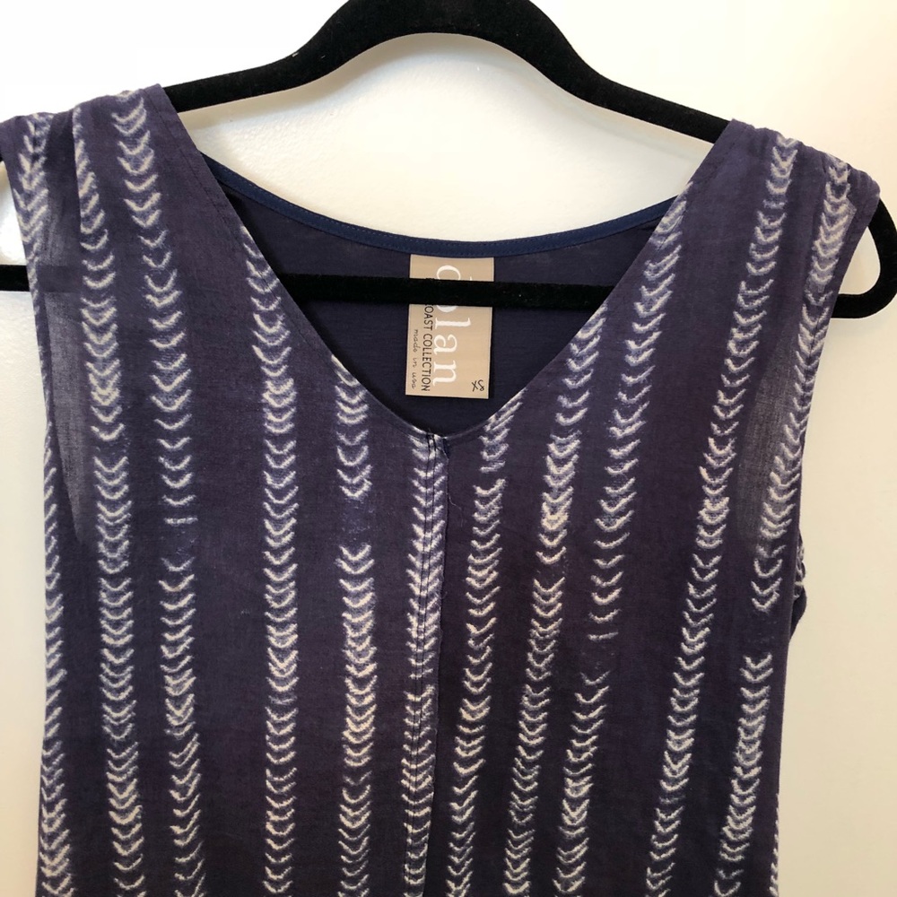 Dolan Anthropologie boho sleeveless tank blouse XS - Picture 4 of 8